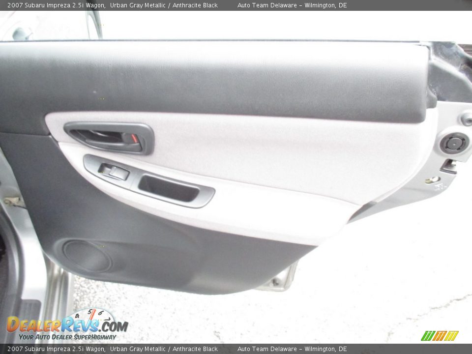 2007 Subaru Impreza 2.5i Wagon Urban Gray Metallic / Anthracite Black Photo #33