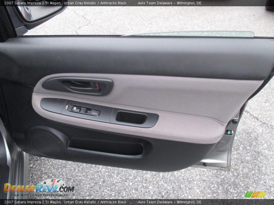2007 Subaru Impreza 2.5i Wagon Urban Gray Metallic / Anthracite Black Photo #34