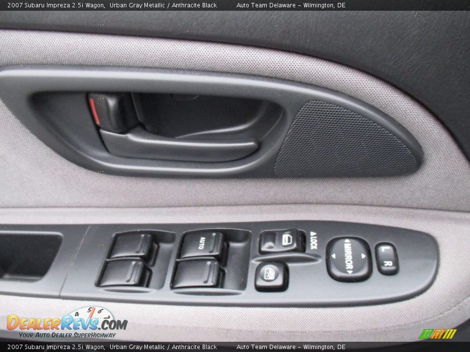 2007 Subaru Impreza 2.5i Wagon Urban Gray Metallic / Anthracite Black Photo #35