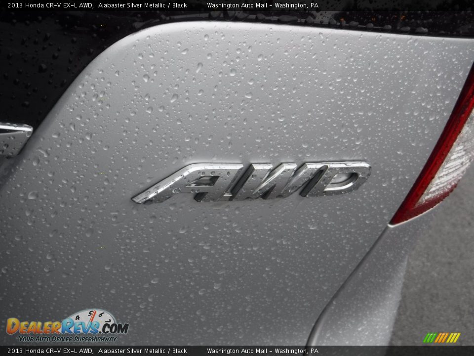 2013 Honda CR-V EX-L AWD Alabaster Silver Metallic / Black Photo #8