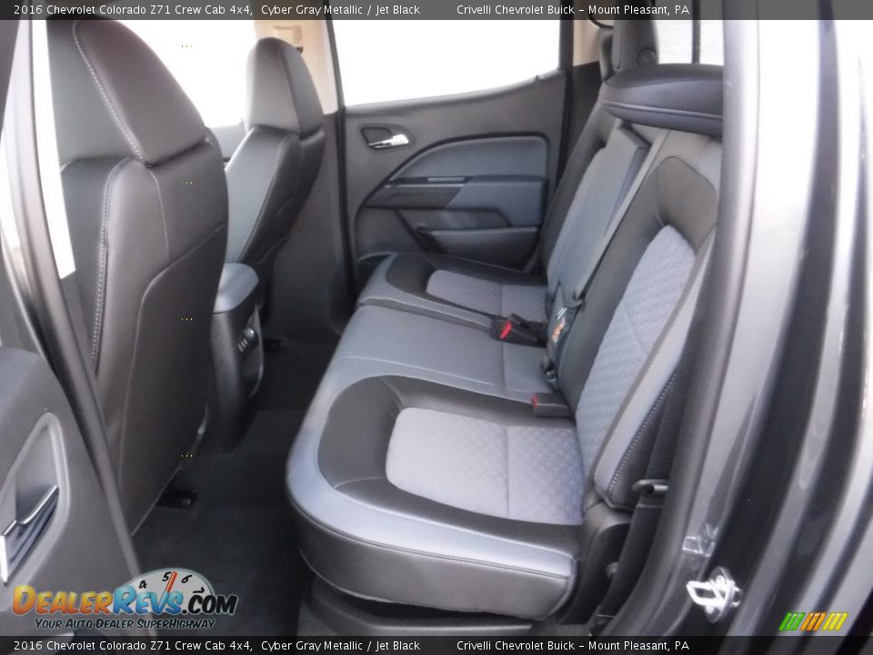 2016 Chevrolet Colorado Z71 Crew Cab 4x4 Cyber Gray Metallic / Jet Black Photo #22