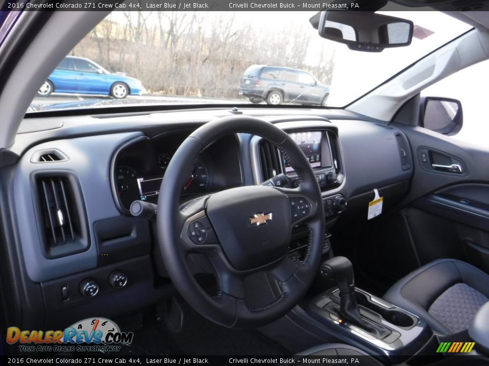 2016 Chevrolet Colorado Z71 Crew Cab 4x4 Laser Blue / Jet Black Photo #10
