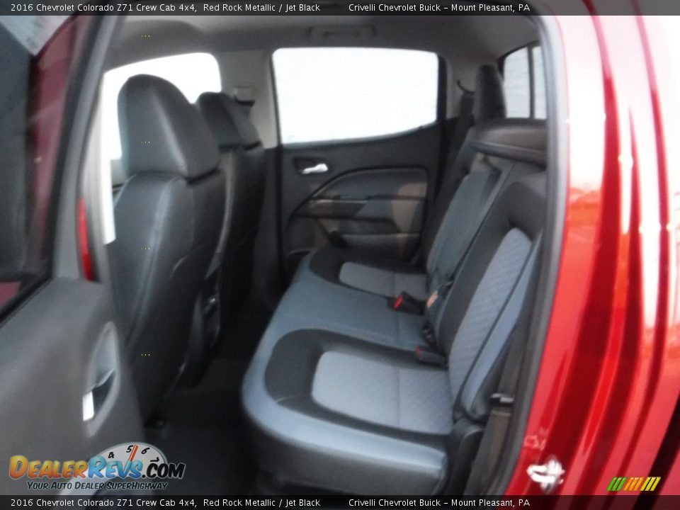 2016 Chevrolet Colorado Z71 Crew Cab 4x4 Red Rock Metallic / Jet Black Photo #25