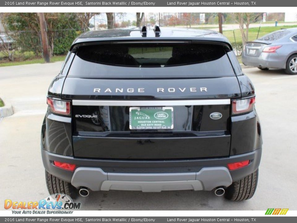 2016 Land Rover Range Rover Evoque HSE Santorini Black Metalllic / Ebony/Ebony Photo #10
