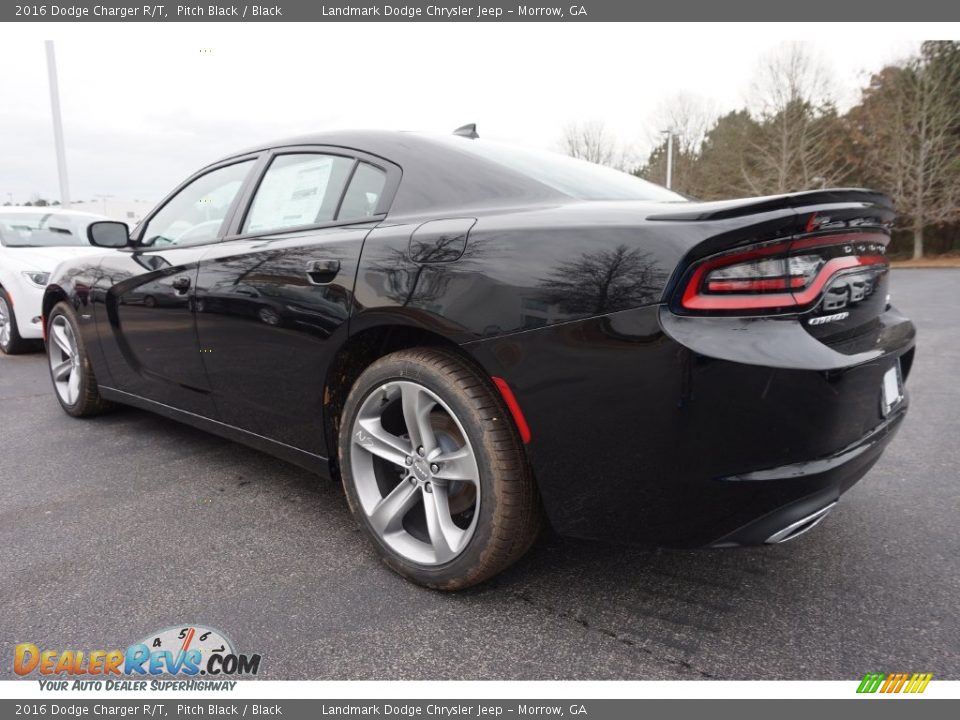 2016 Dodge Charger R/T Pitch Black / Black Photo #2