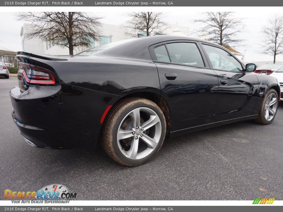 2016 Dodge Charger R/T Pitch Black / Black Photo #3