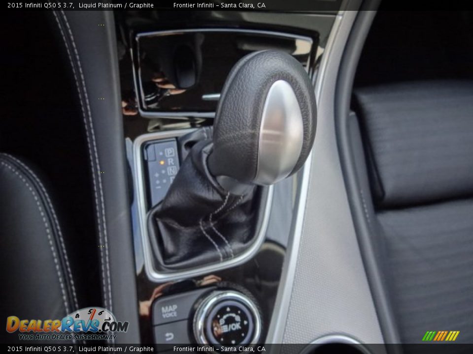 2015 Infiniti Q50 S 3.7 Liquid Platinum / Graphite Photo #26