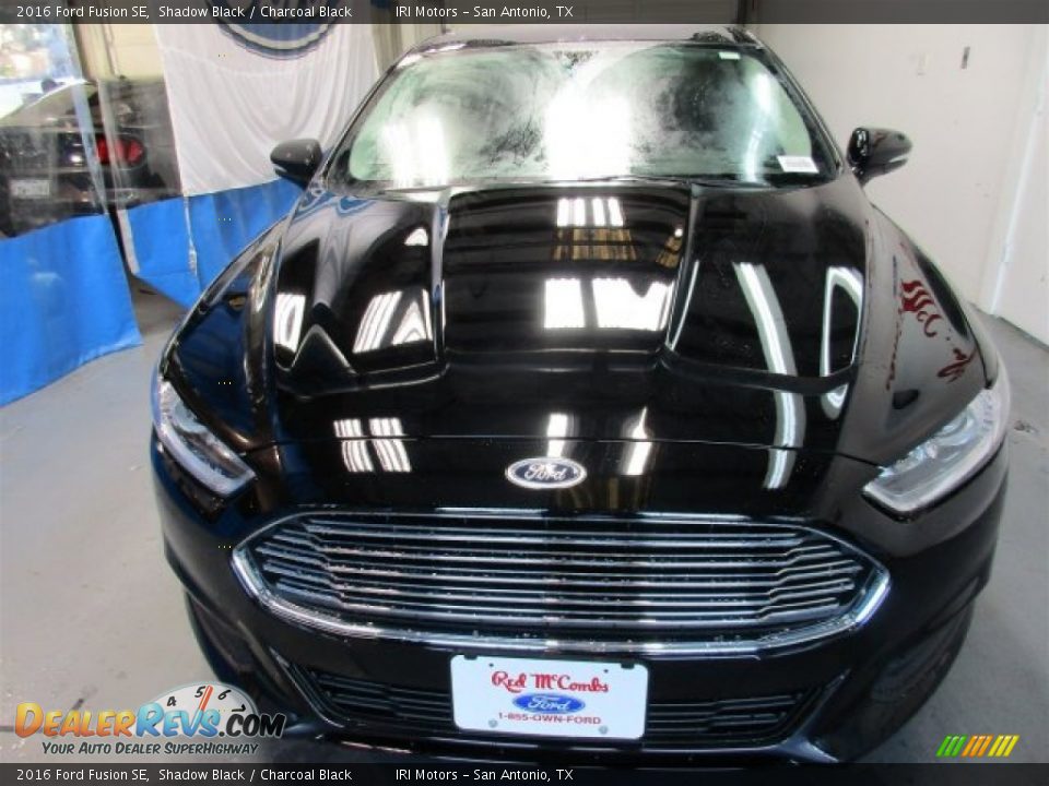 2016 Ford Fusion SE Shadow Black / Charcoal Black Photo #2