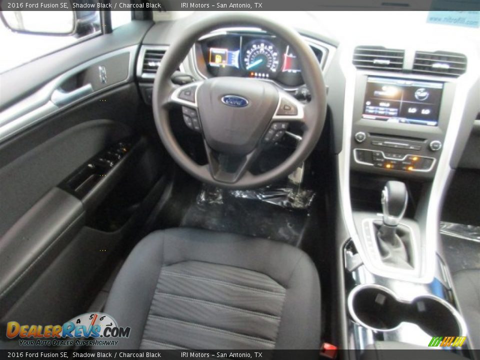 2016 Ford Fusion SE Shadow Black / Charcoal Black Photo #10