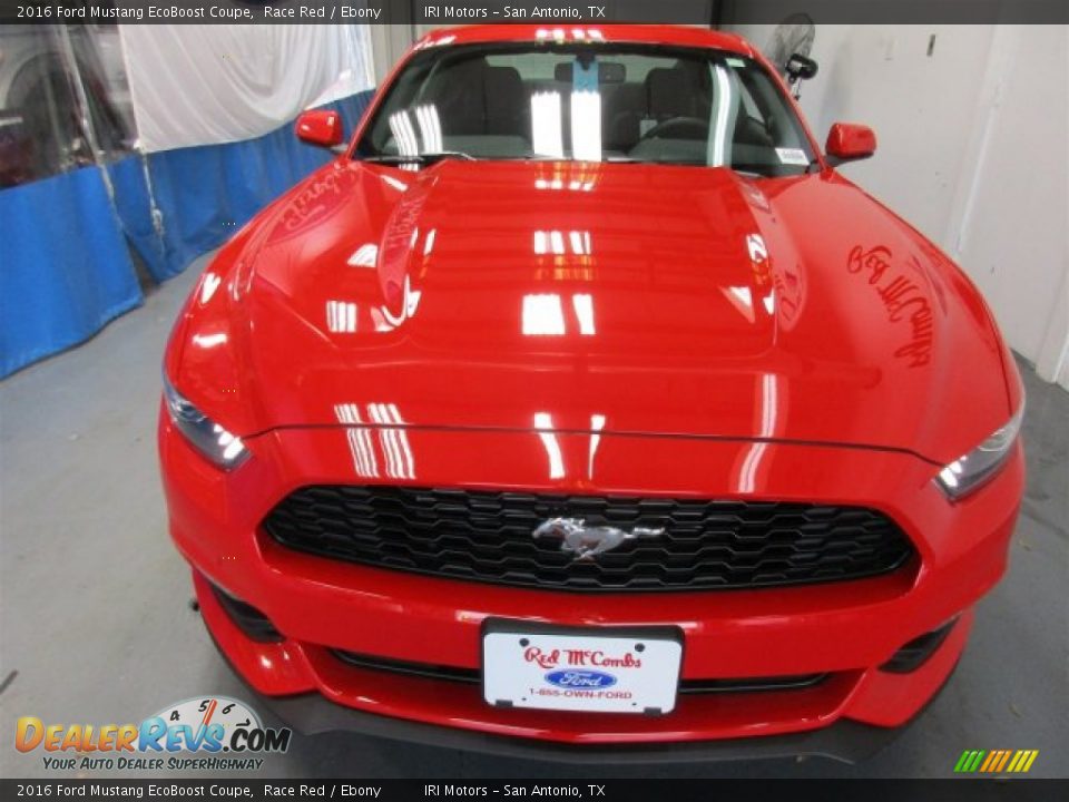 2016 Ford Mustang EcoBoost Coupe Race Red / Ebony Photo #2