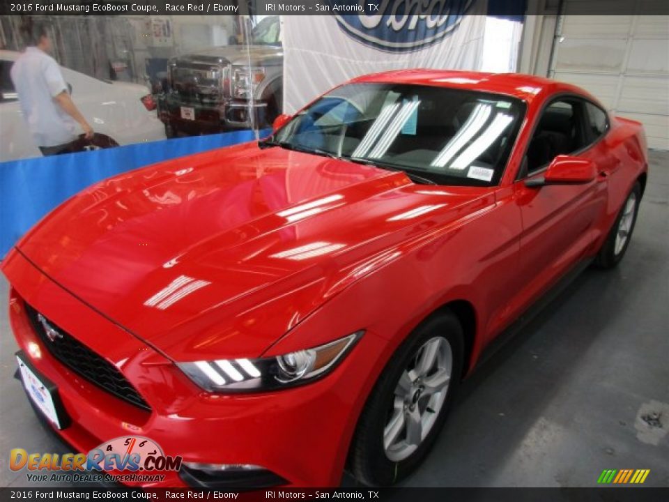 2016 Ford Mustang EcoBoost Coupe Race Red / Ebony Photo #3