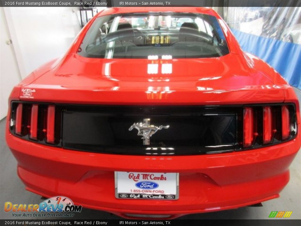 2016 Ford Mustang EcoBoost Coupe Race Red / Ebony Photo #5