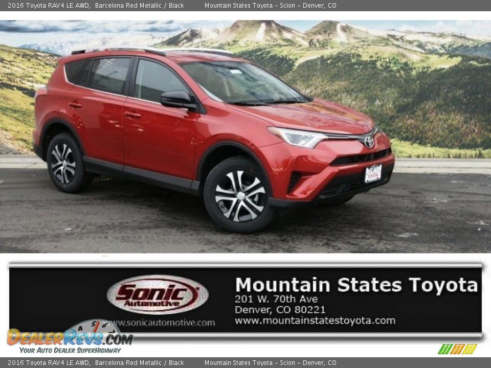 2016 Toyota RAV4 LE AWD Barcelona Red Metallic / Black Photo #1