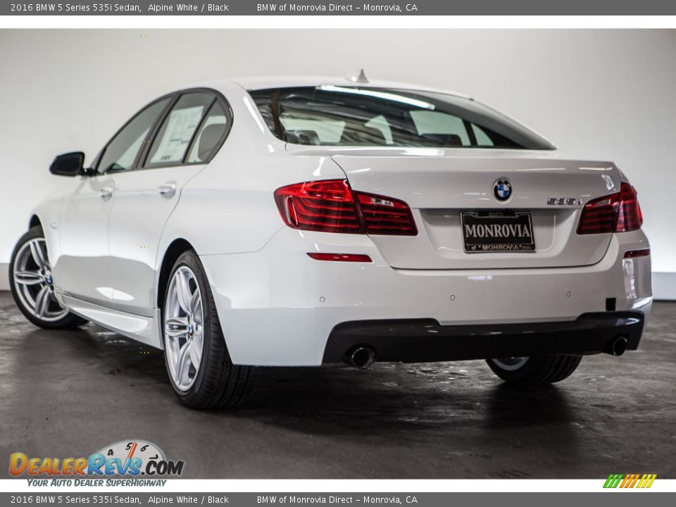 2016 BMW 5 Series 535i Sedan Alpine White / Black Photo #3