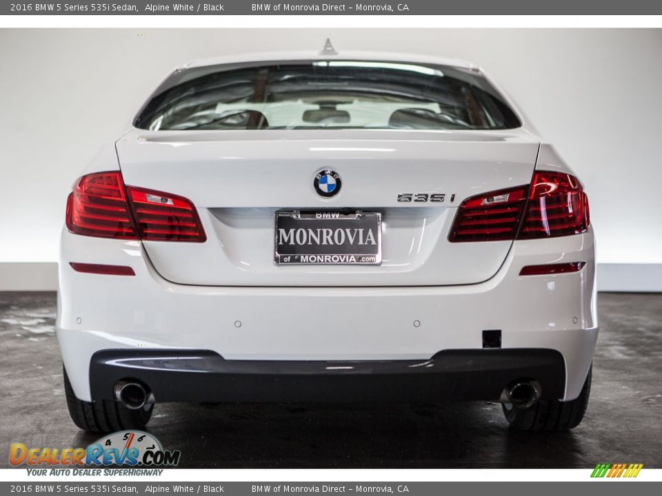 2016 BMW 5 Series 535i Sedan Alpine White / Black Photo #4
