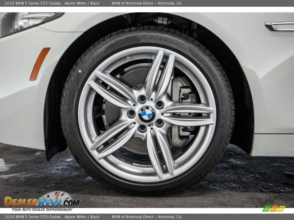 2016 BMW 5 Series 535i Sedan Alpine White / Black Photo #10