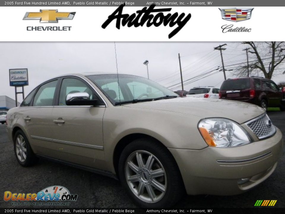 2005 Ford Five Hundred Limited AWD Pueblo Gold Metallic / Pebble Beige Photo #1