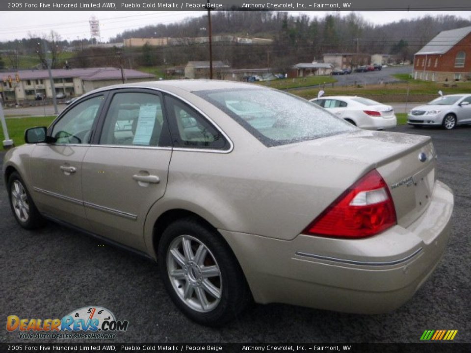 2005 Ford Five Hundred Limited AWD Pueblo Gold Metallic / Pebble Beige Photo #6
