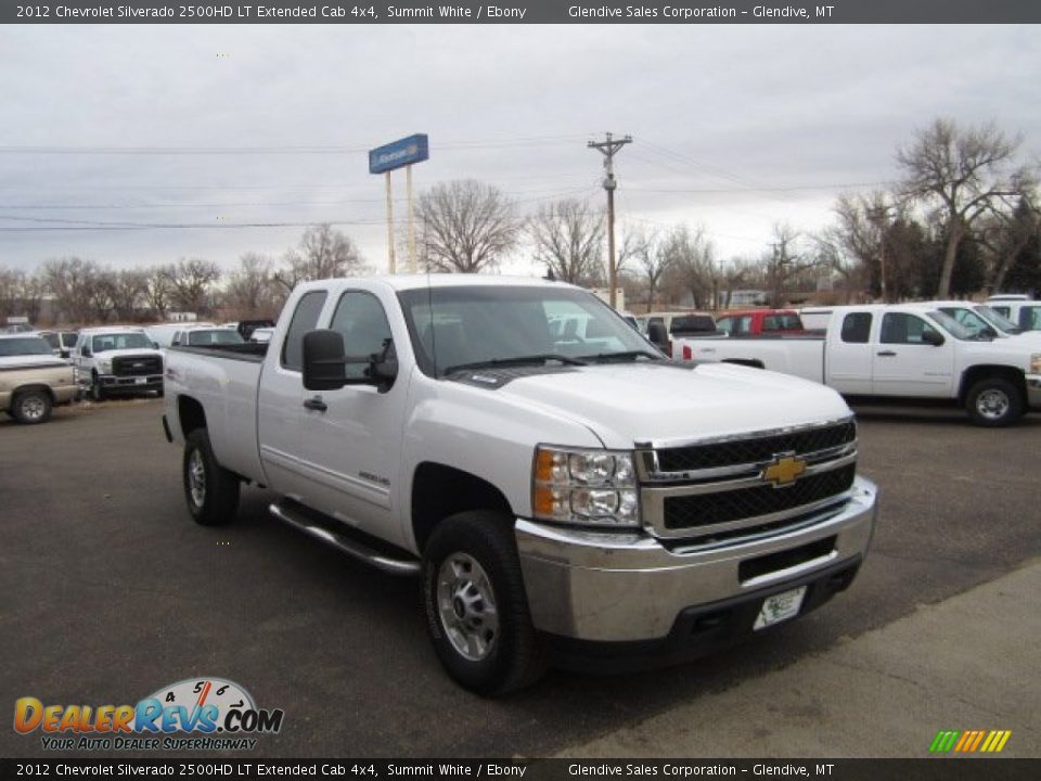 2012 Chevrolet Silverado 2500HD LT Extended Cab 4x4 Summit White / Ebony Photo #3