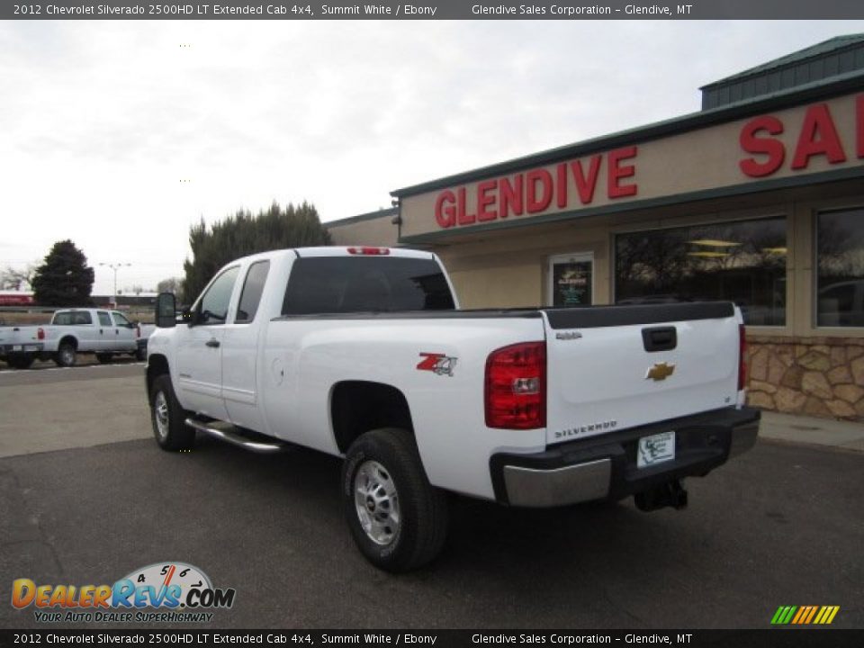 2012 Chevrolet Silverado 2500HD LT Extended Cab 4x4 Summit White / Ebony Photo #5