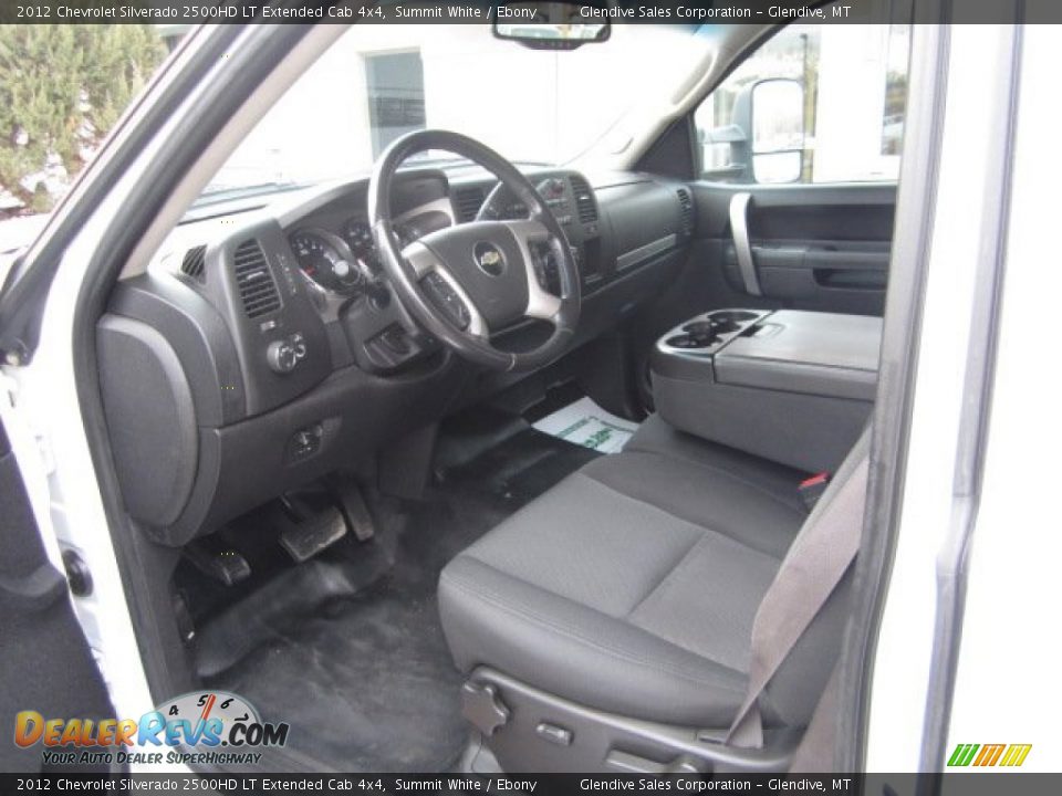 2012 Chevrolet Silverado 2500HD LT Extended Cab 4x4 Summit White / Ebony Photo #7