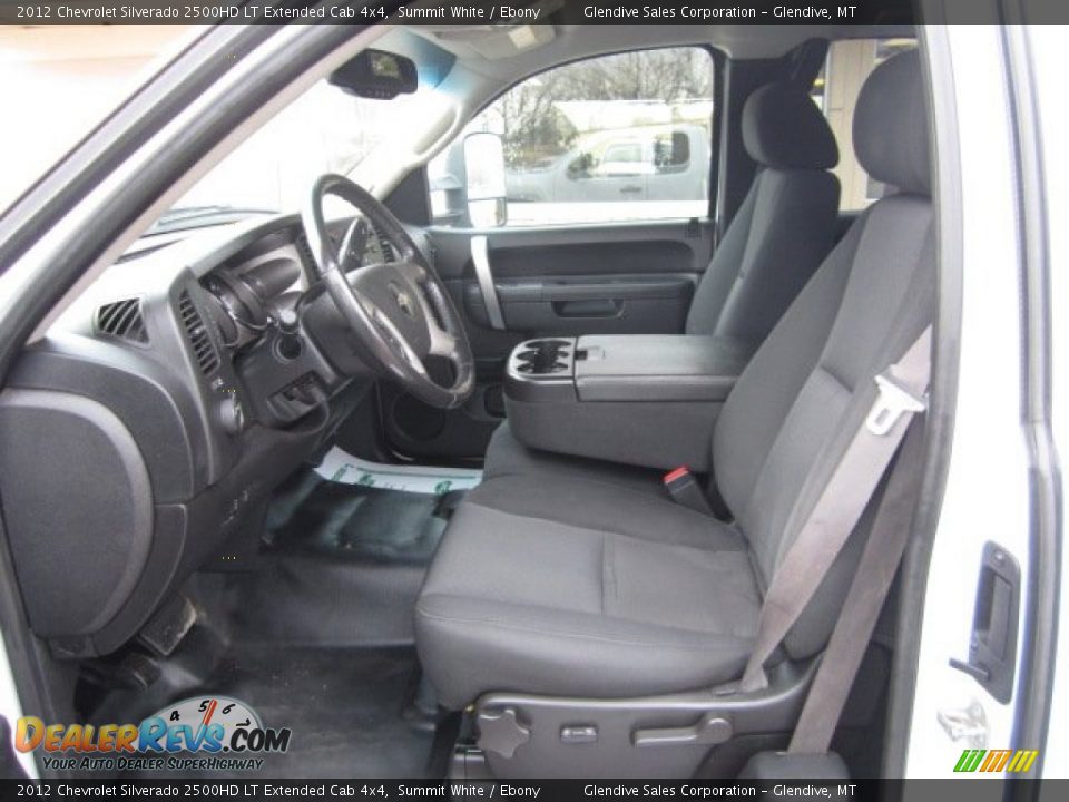 2012 Chevrolet Silverado 2500HD LT Extended Cab 4x4 Summit White / Ebony Photo #8
