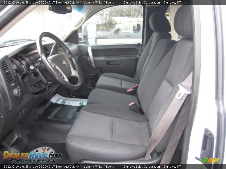 2012 Chevrolet Silverado 2500HD LT Extended Cab 4x4 Summit White / Ebony Photo #9