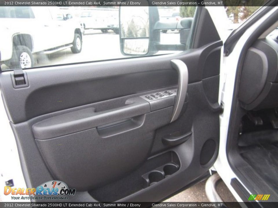 2012 Chevrolet Silverado 2500HD LT Extended Cab 4x4 Summit White / Ebony Photo #12
