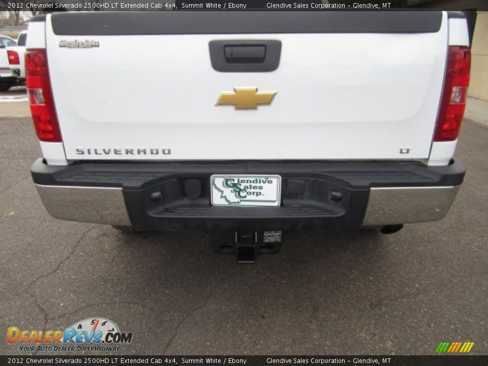 2012 Chevrolet Silverado 2500HD LT Extended Cab 4x4 Summit White / Ebony Photo #15