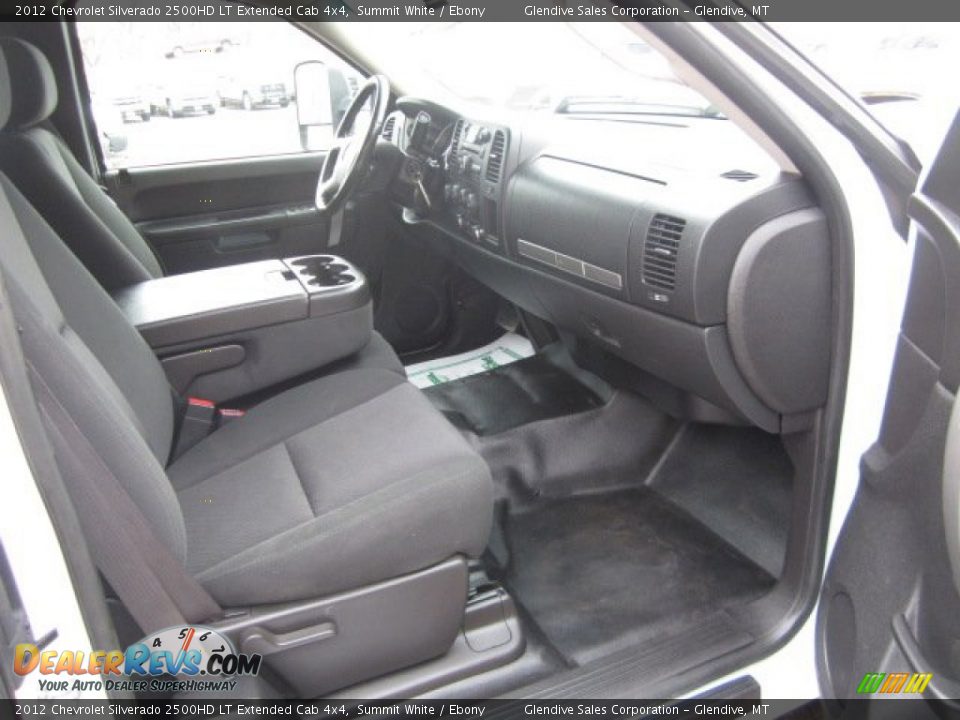 2012 Chevrolet Silverado 2500HD LT Extended Cab 4x4 Summit White / Ebony Photo #16
