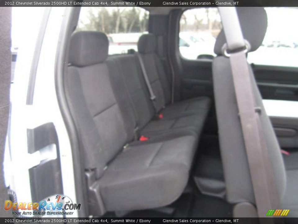 2012 Chevrolet Silverado 2500HD LT Extended Cab 4x4 Summit White / Ebony Photo #17