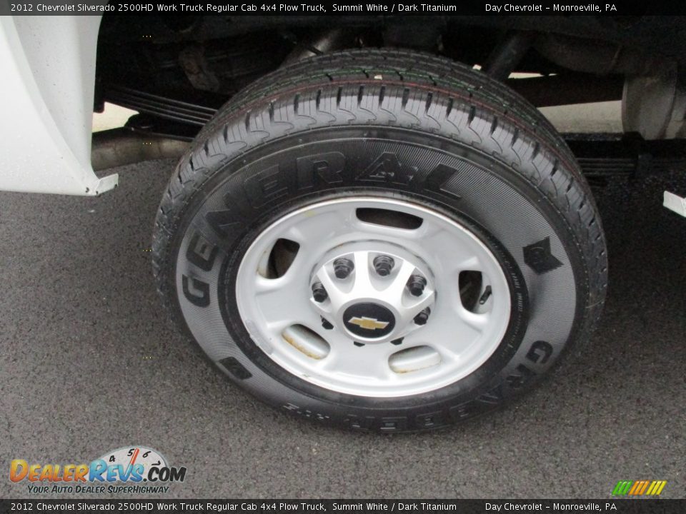 2012 Chevrolet Silverado 2500HD Work Truck Regular Cab 4x4 Plow Truck Summit White / Dark Titanium Photo #3