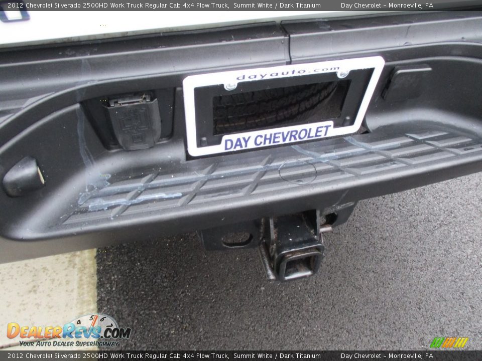 2012 Chevrolet Silverado 2500HD Work Truck Regular Cab 4x4 Plow Truck Summit White / Dark Titanium Photo #7