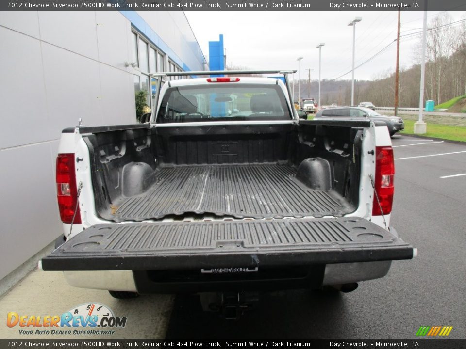 2012 Chevrolet Silverado 2500HD Work Truck Regular Cab 4x4 Plow Truck Summit White / Dark Titanium Photo #8
