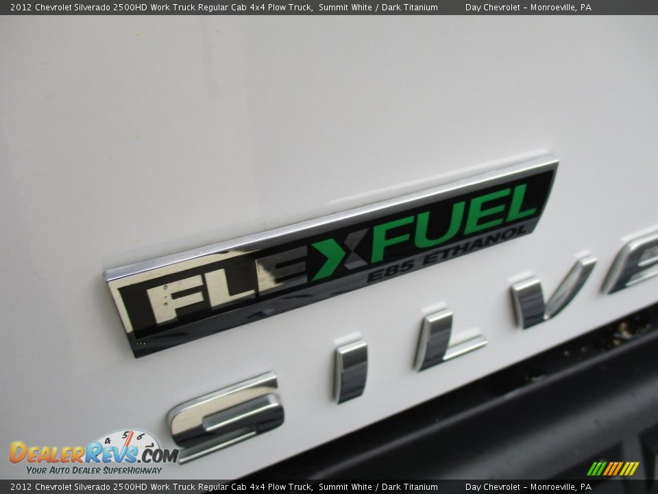 2012 Chevrolet Silverado 2500HD Work Truck Regular Cab 4x4 Plow Truck Summit White / Dark Titanium Photo #9
