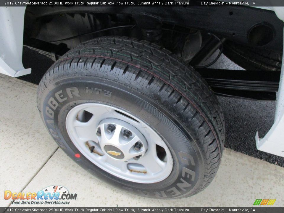 2012 Chevrolet Silverado 2500HD Work Truck Regular Cab 4x4 Plow Truck Summit White / Dark Titanium Photo #11