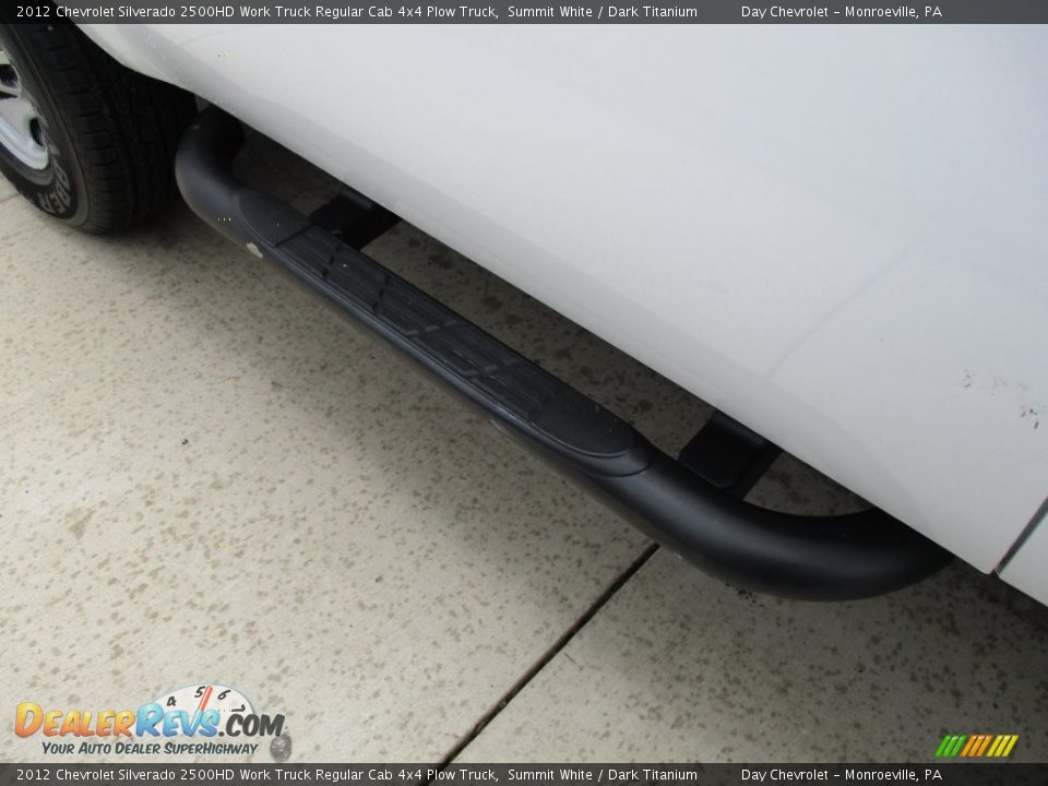 2012 Chevrolet Silverado 2500HD Work Truck Regular Cab 4x4 Plow Truck Summit White / Dark Titanium Photo #12