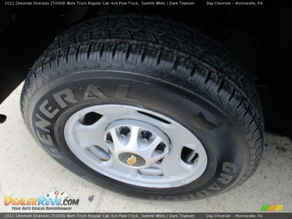 2012 Chevrolet Silverado 2500HD Work Truck Regular Cab 4x4 Plow Truck Summit White / Dark Titanium Photo #15