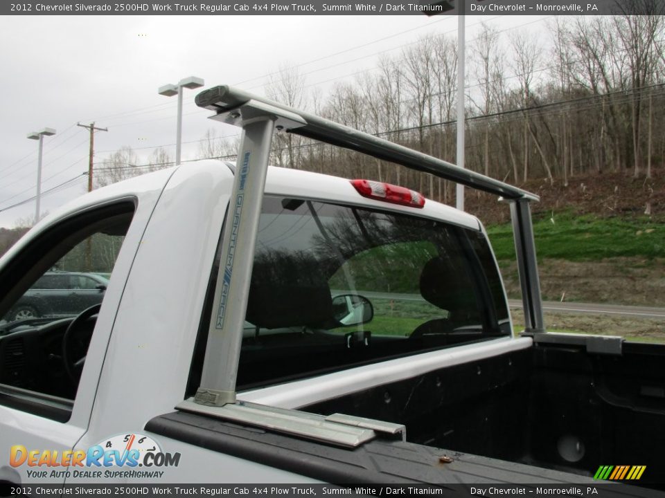 2012 Chevrolet Silverado 2500HD Work Truck Regular Cab 4x4 Plow Truck Summit White / Dark Titanium Photo #20