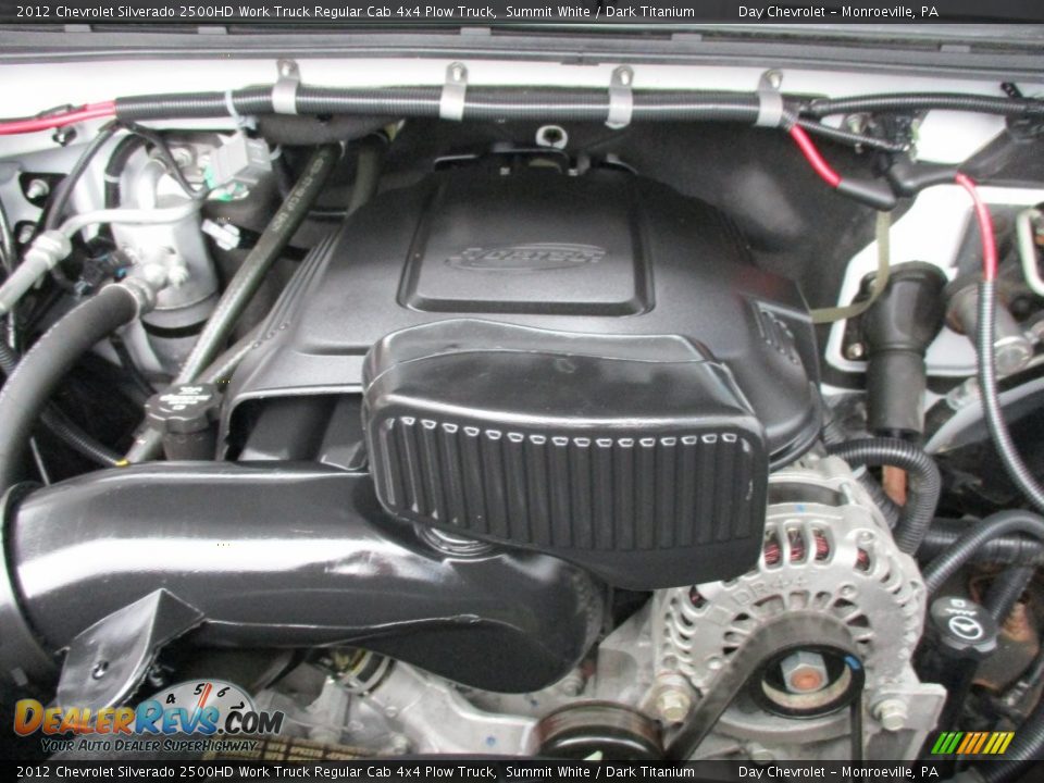 2012 Chevrolet Silverado 2500HD Work Truck Regular Cab 4x4 Plow Truck Summit White / Dark Titanium Photo #21