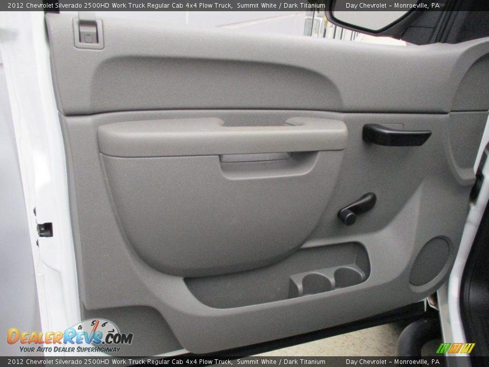 2012 Chevrolet Silverado 2500HD Work Truck Regular Cab 4x4 Plow Truck Summit White / Dark Titanium Photo #22