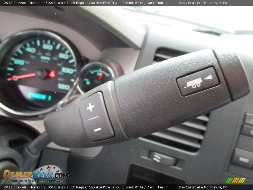 2012 Chevrolet Silverado 2500HD Work Truck Regular Cab 4x4 Plow Truck Summit White / Dark Titanium Photo #34