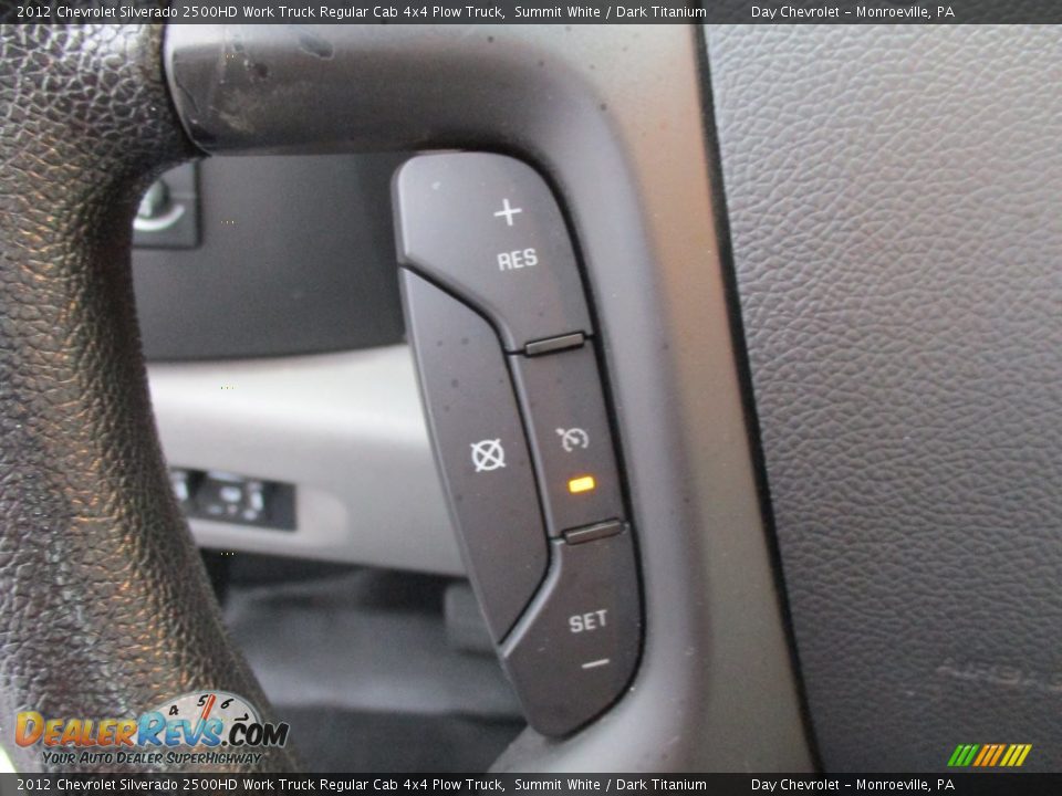 2012 Chevrolet Silverado 2500HD Work Truck Regular Cab 4x4 Plow Truck Summit White / Dark Titanium Photo #35