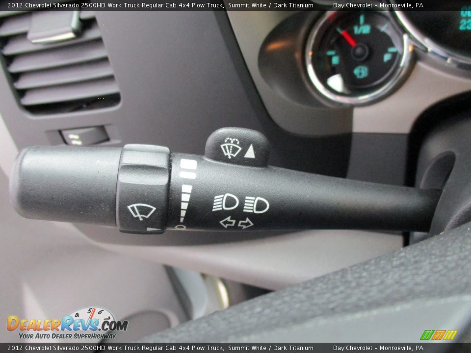 2012 Chevrolet Silverado 2500HD Work Truck Regular Cab 4x4 Plow Truck Summit White / Dark Titanium Photo #36