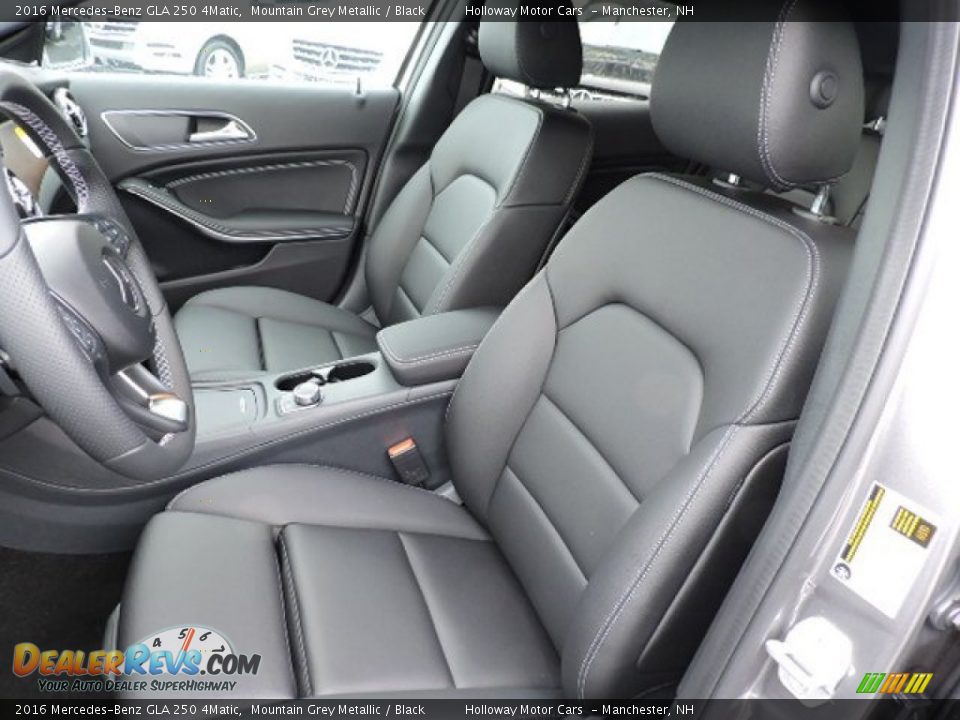 2016 Mercedes-Benz GLA 250 4Matic Mountain Grey Metallic / Black Photo #14
