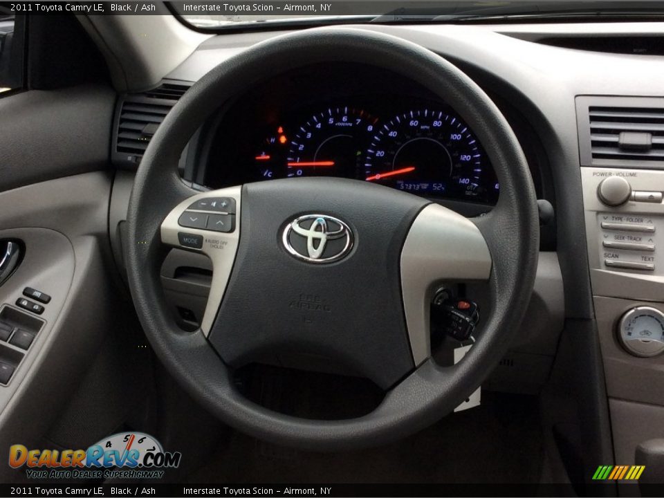 2011 Toyota Camry LE Black / Ash Photo #12