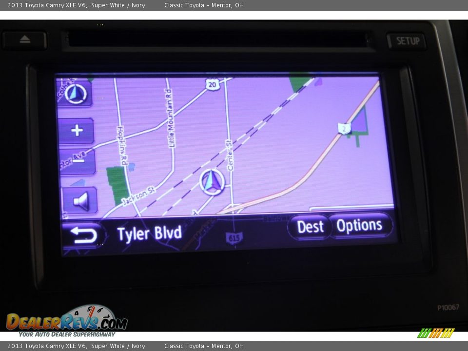 2013 Toyota Camry XLE V6 Super White / Ivory Photo #9