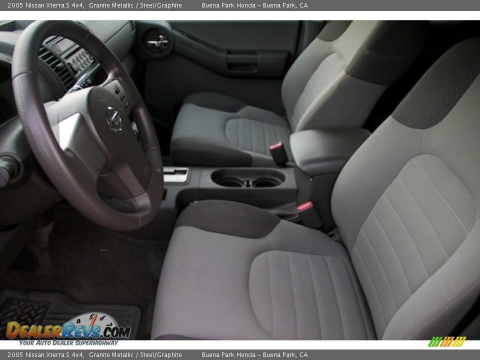 2005 Nissan Xterra S 4x4 Granite Metallic / Steel/Graphite Photo #3