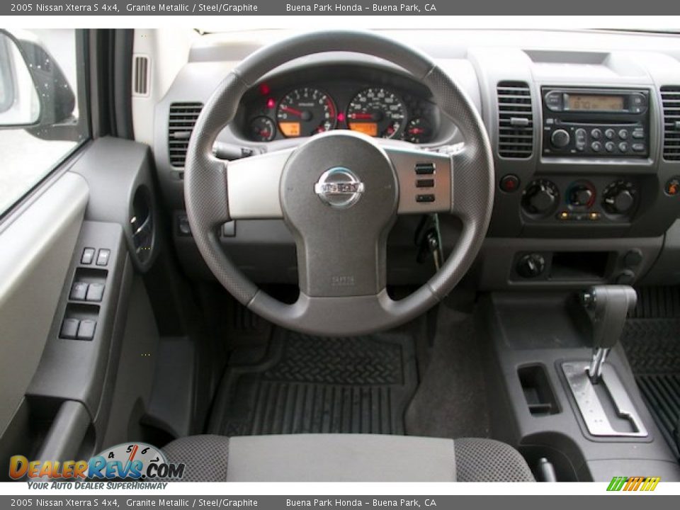 2005 Nissan Xterra S 4x4 Granite Metallic / Steel/Graphite Photo #5