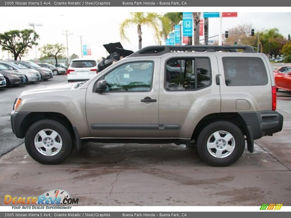 2005 Nissan Xterra S 4x4 Granite Metallic / Steel/Graphite Photo #9